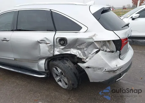2015 Acura Mdx из США, поврежденный, VIN 5FRYD3H29FB004314